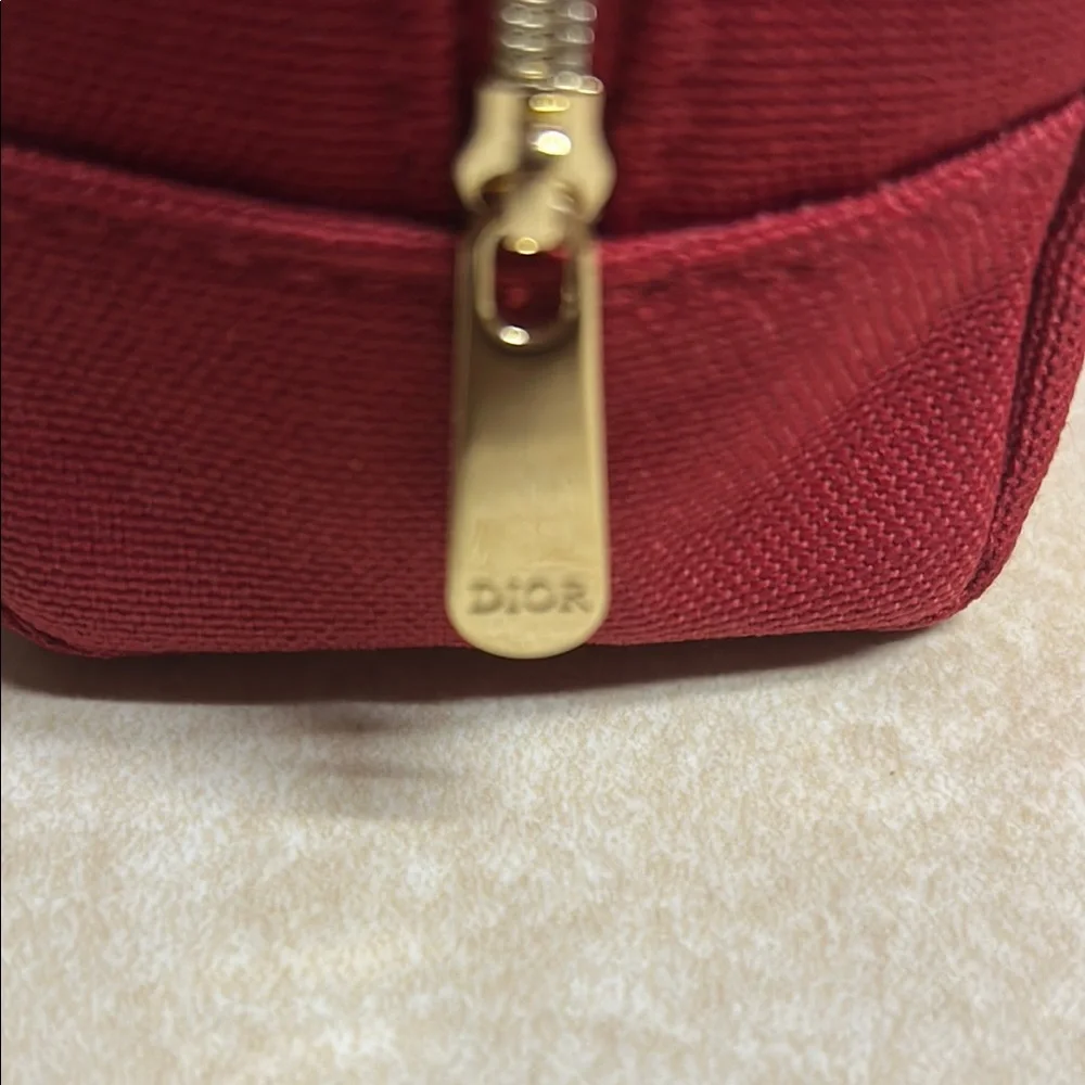 Dior Red Cosmetic Bag - Picture 3 of 5